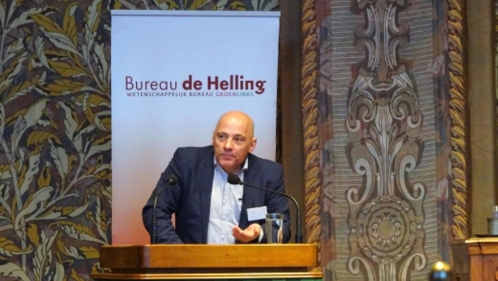 Ton Wilthagen bij de conferentie 'Kan technologie ook links zijn?'