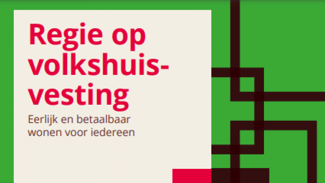 Cover publicatie Regie op volkshuisvesting