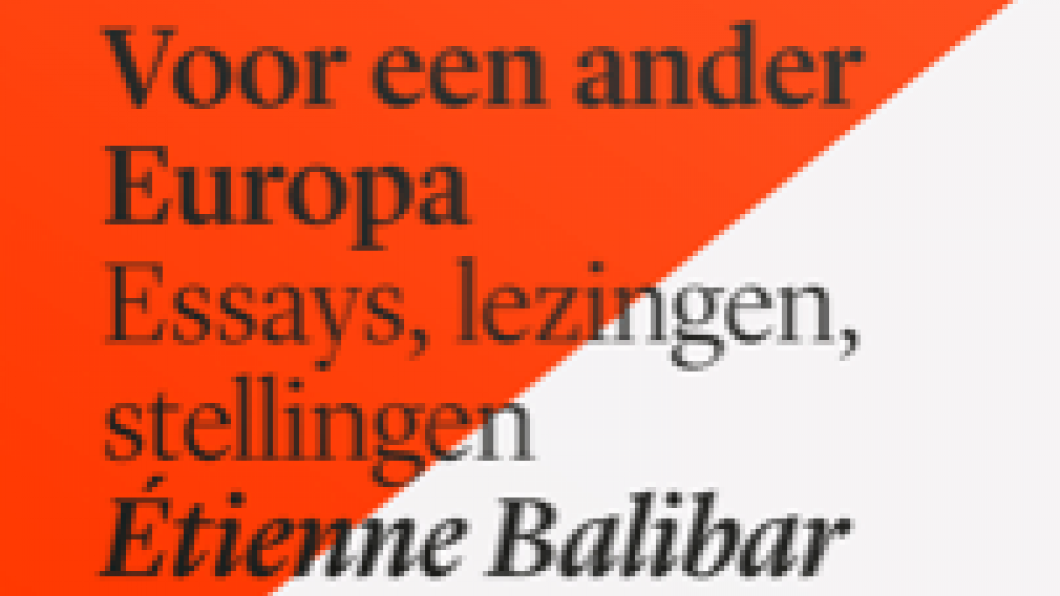 Boekomslag Voor een ander Europa bij E. Balibar