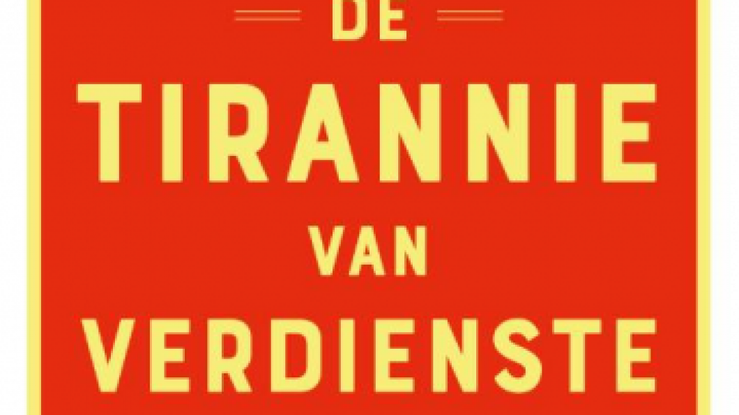 afbeelding van de cover van het boek de tirannie van verdienste