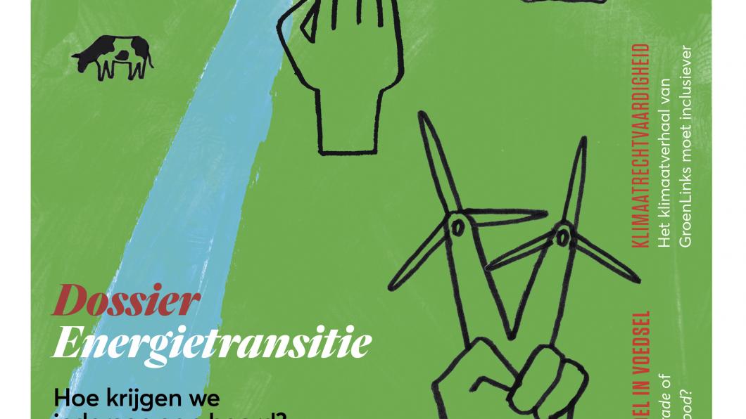 Cover van de Helling editie najaar 2021 met dossier Energietransitie. 