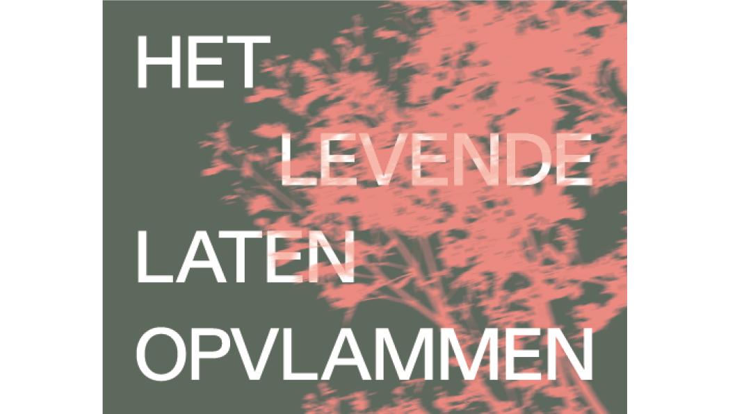 cover Baptiste Morizot - Het levende laten opvlammen