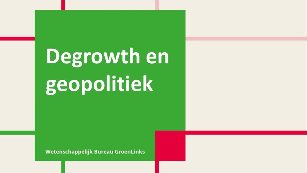 Degrowth en geopolitiek