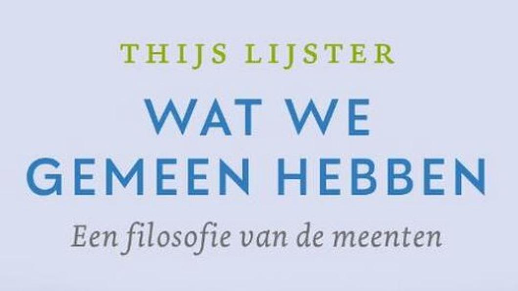 Omslag boek Wat we gemeen hebben van Thijs Lijster