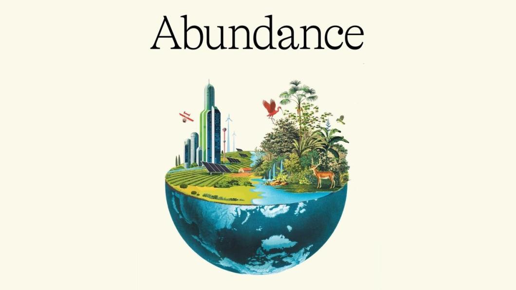 Omslag boek Abundance van Ezra Klein en Derek Thompson.
