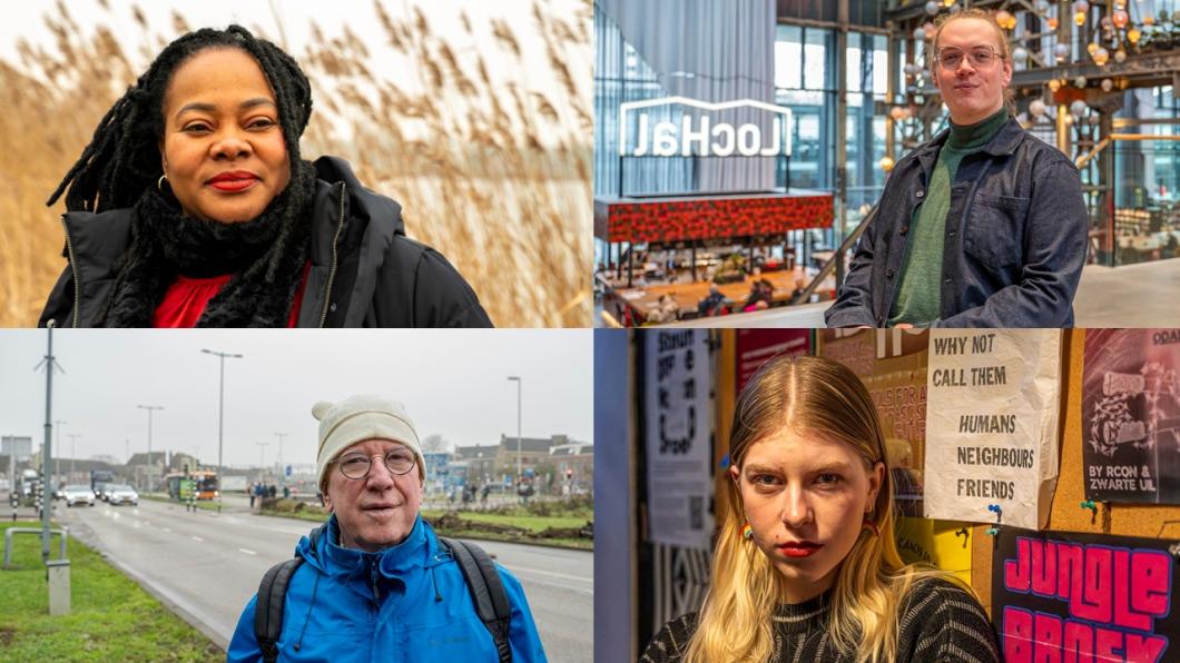 Mriam Ntumba, Max Gerets, Fred Dekkers en Lara Verdam