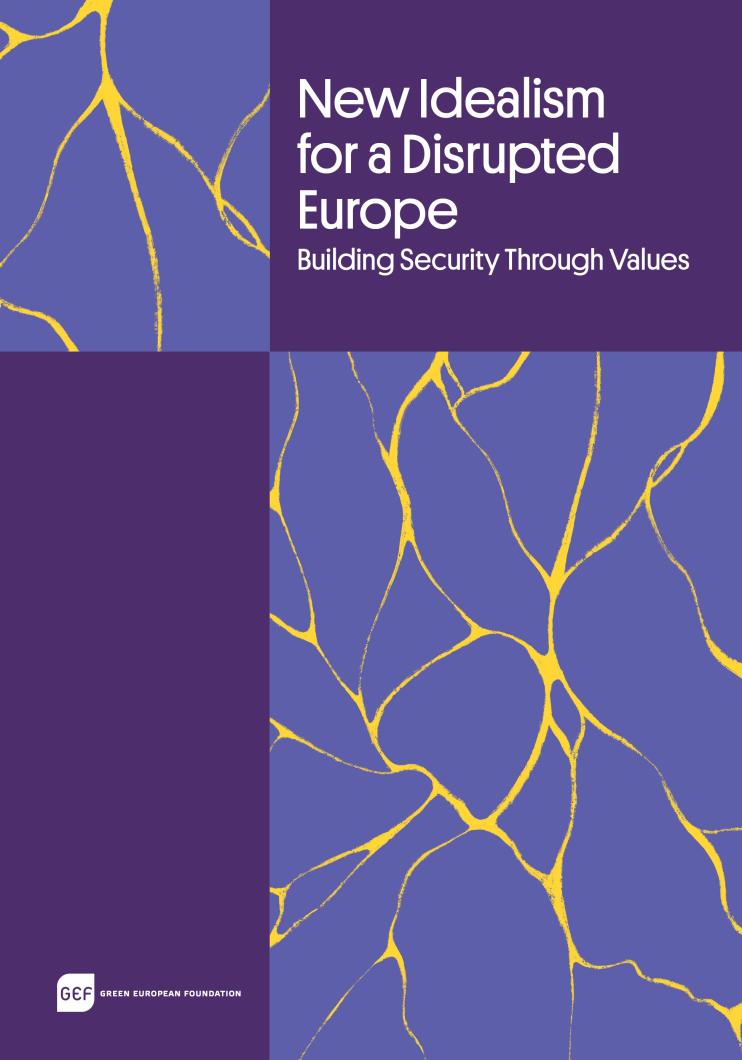cover of report New Idealism for a Disrupted Europe
