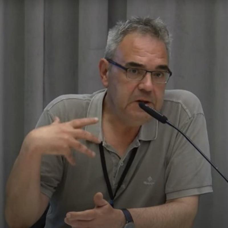 Richard Wouters at the 9th International Degrowth Conference, Zagreb