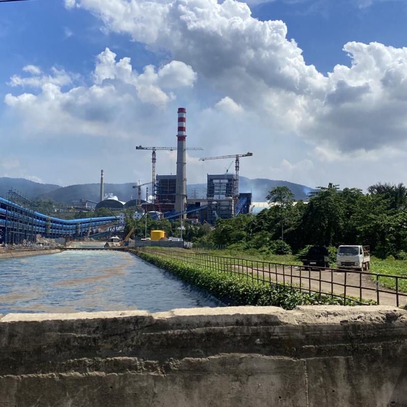 Nikkelfabriek in Morowali,