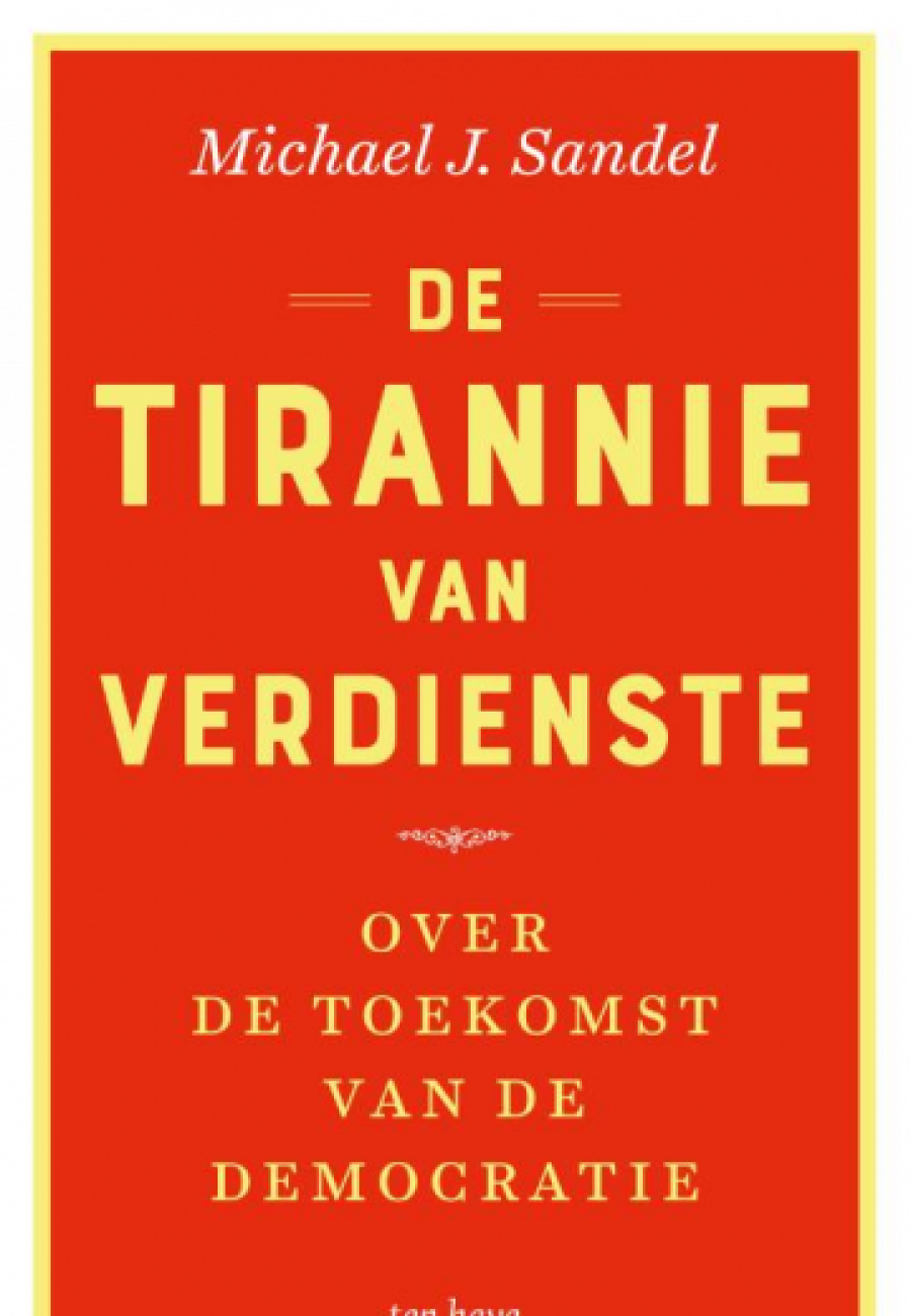 afbeelding van de cover van het boek de tirannie van verdienste
