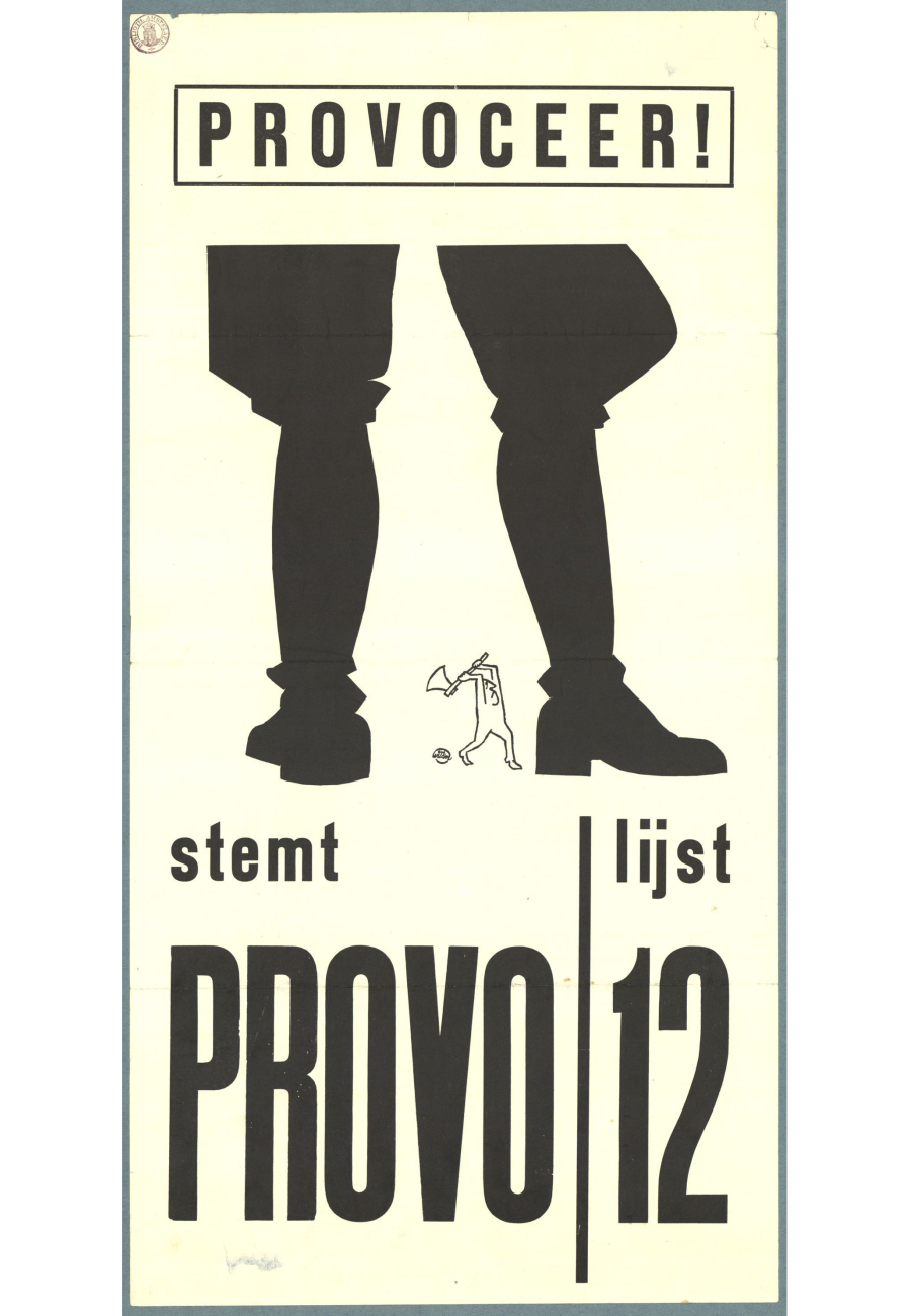 Verkiezingsaffiche van Provo, 1966.