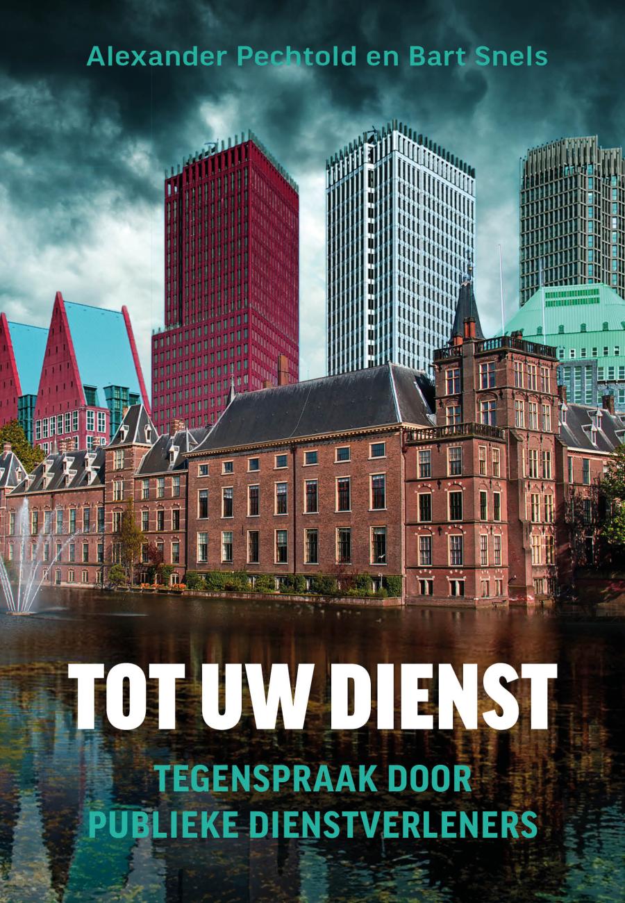 Cover boek Tot uw dienst van Alexander Pechtold en Bart Snels.