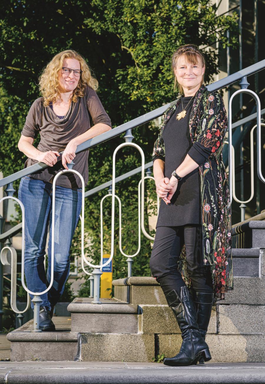 Foto Heleen de Coninck en Marjan Minnesma. 