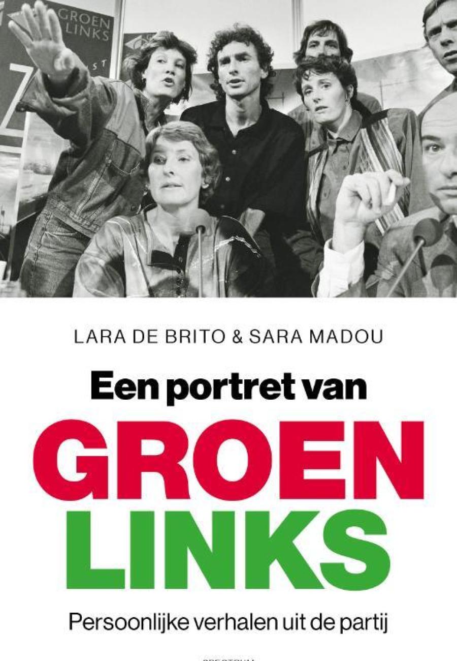 Cover boek Een portret van GroenLinks door Lara de Brito en Sara Madou.