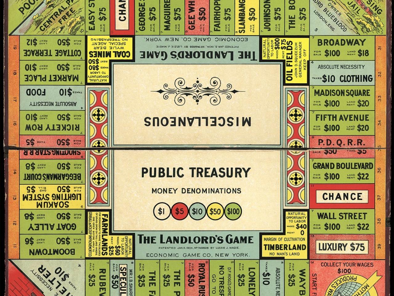 The Landlord's Game, 1906