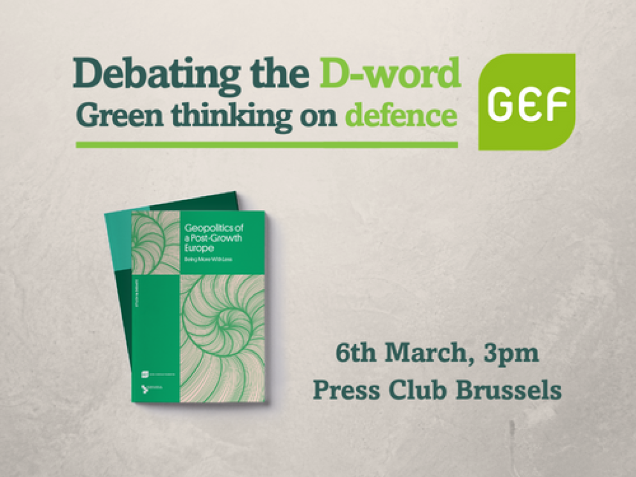 Green European Foundation - Debating the D-word