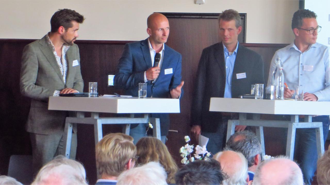 Deelnemers aan panel congres biomassa