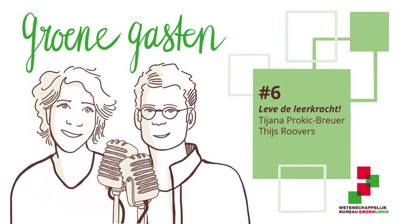 Illustratie van de presentatoren van Groene Gasten.