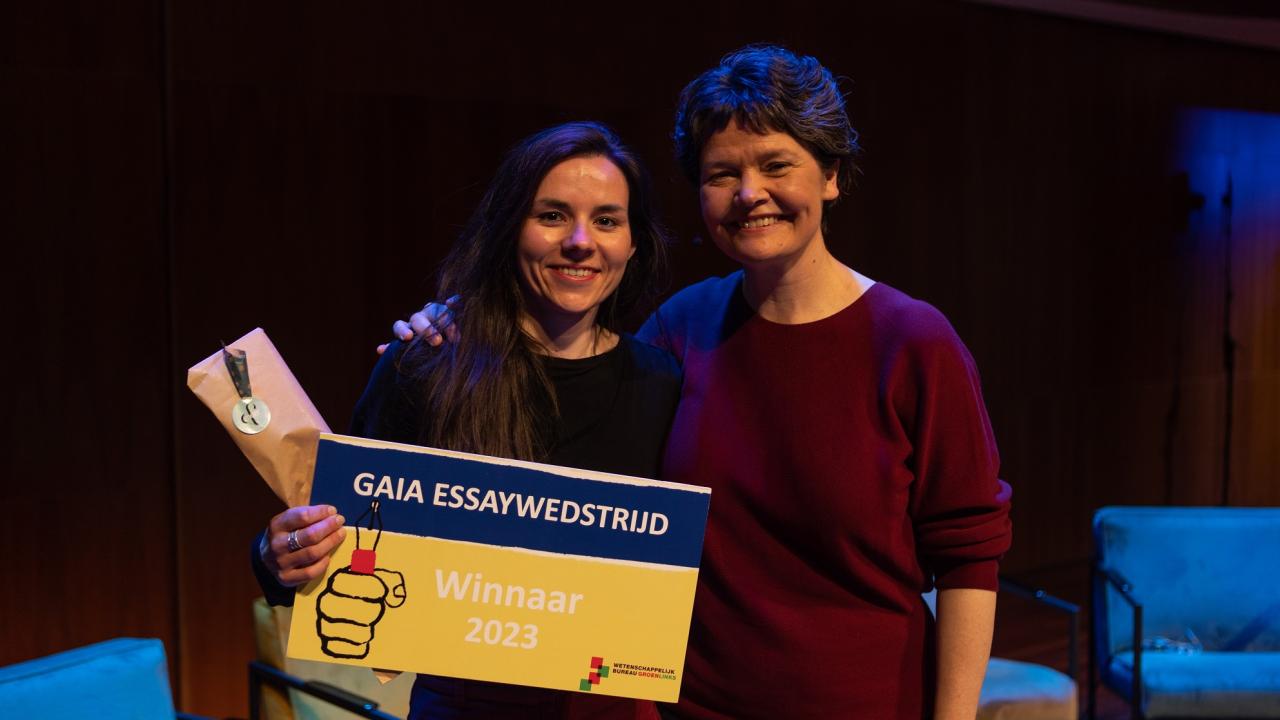 Jolijn Hooghwinkel en Kate Raworth