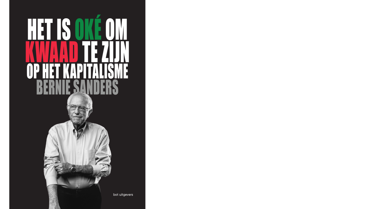 cover Bernie Sanders - Het is oké om kwaad te zijn op het kapitalisme