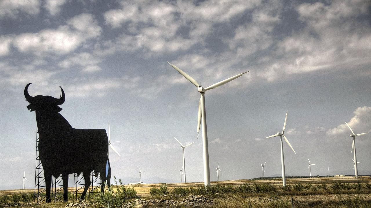 Windturbines in Spanje.